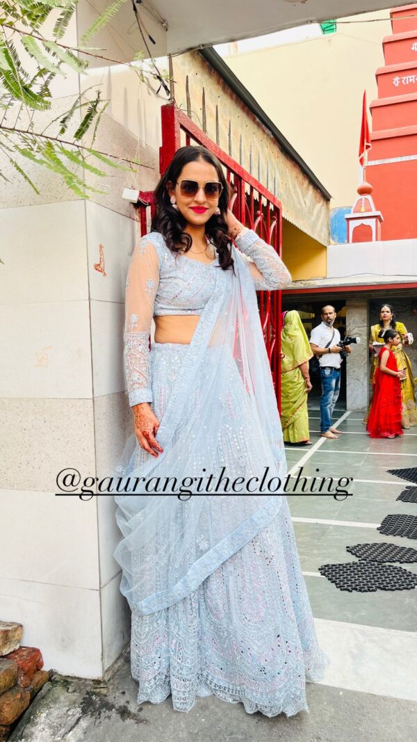 Blue Lehenga